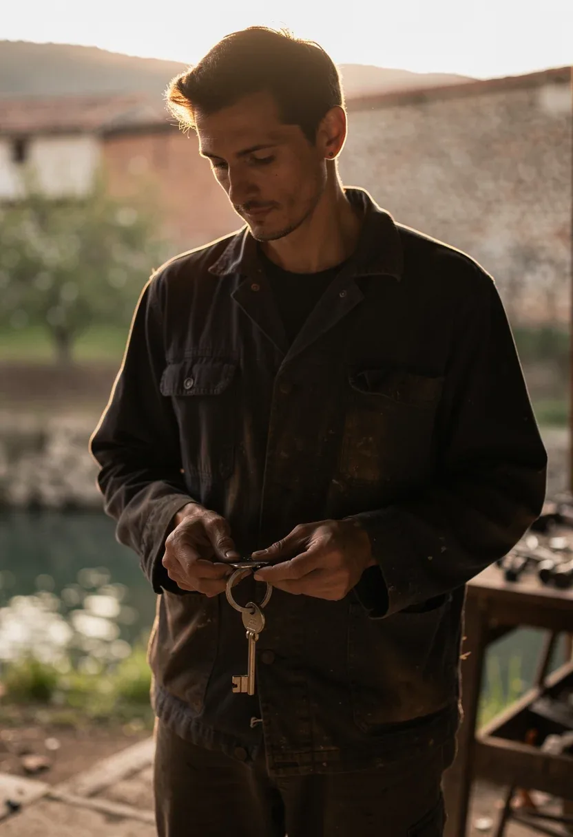 Portrait de l'artisan serrurier de Le Soler